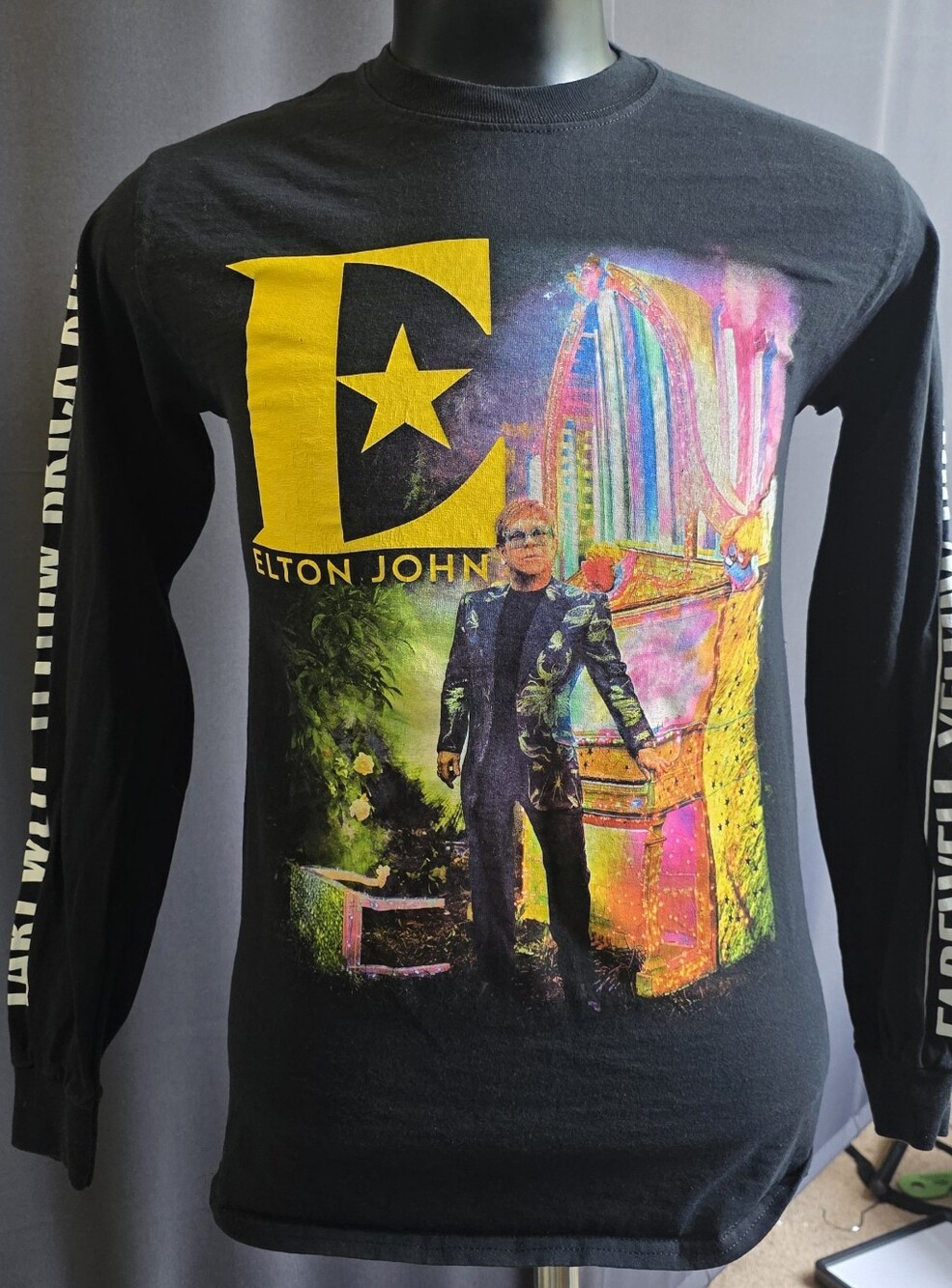 Elton John 2019 Tour Long Sleeve Tee Small
